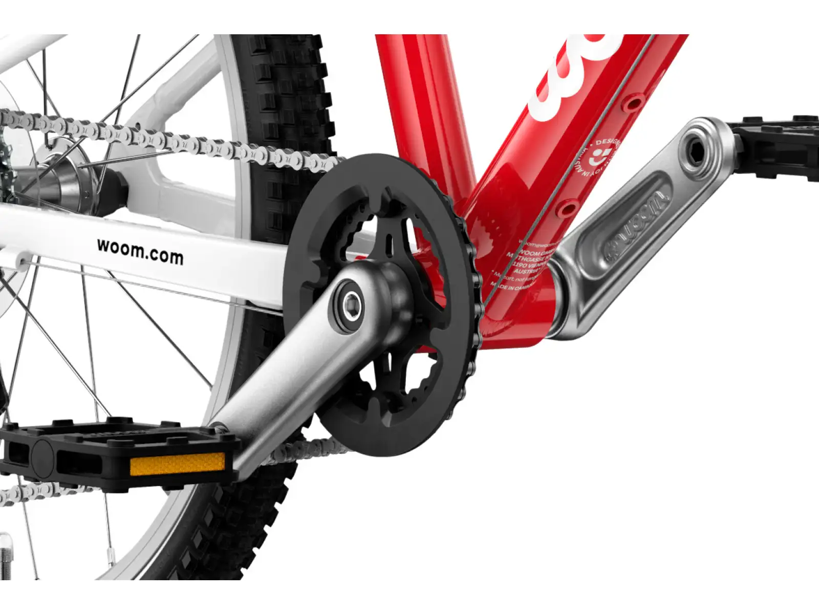 Woom GO 4 rower dziecięcy 20" Red