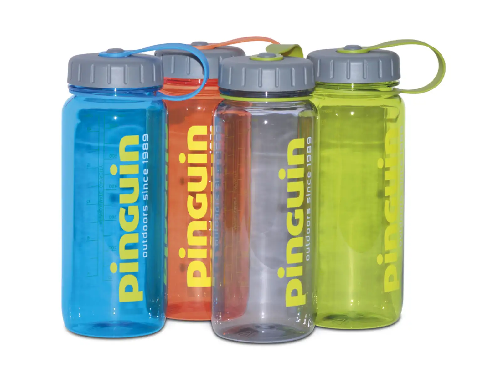Pinguin Tritan Slim Butelka 0,65l szara