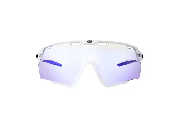 Force Cyclone okulary białe/niebieskie fotochromatyczne szkło