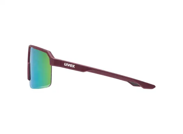 Uvex Ramp okulary przeciwsłoneczne Burgundy Matt/Mirror Rose
