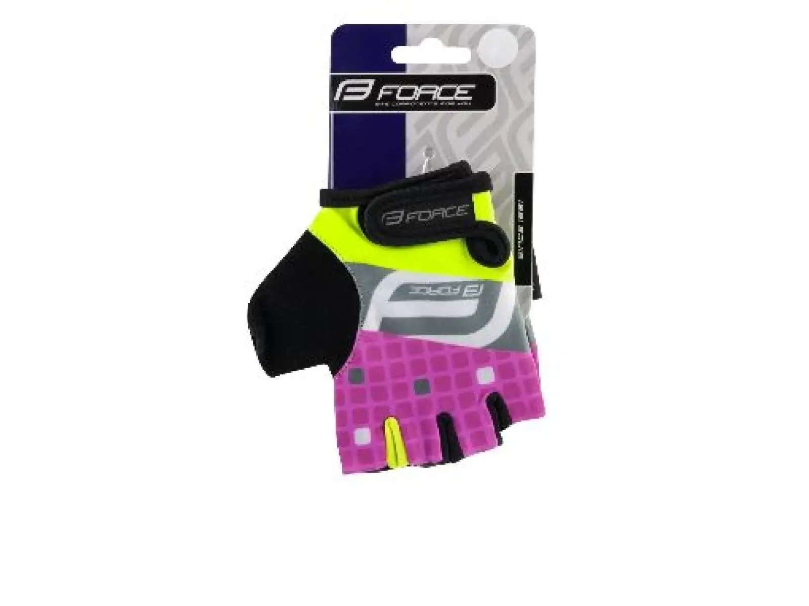 Force Square dziecięce rękawice fluo/różowa