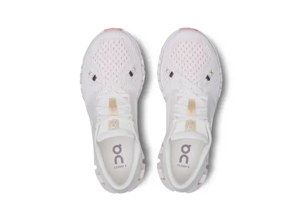 On Cloud X 4 damskie buty do biegania Ivory/Sand