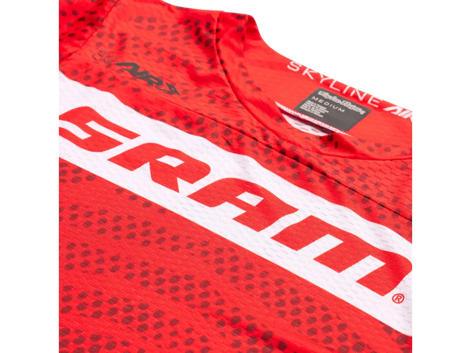Troy Lee Designs Skyline Air SRAM męska koszulka z długimi rękawami Fiery Red
