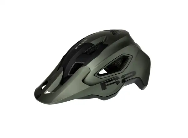 R2 Terraform kask rowerowy ciemny oliwkowy/czarny