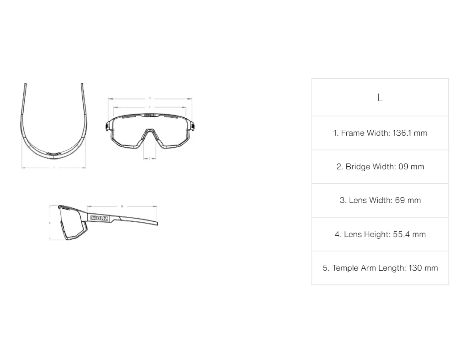 Bliz P002 okulary przeciwsłoneczne Matte White/Brown/Pink