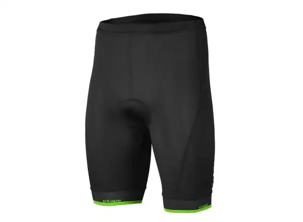 Etape Elite męskie spodenki z wkładką czarna/zielona