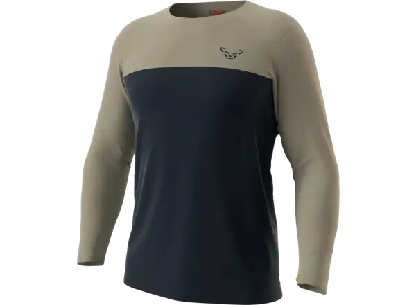 Dynafit Traverse S-Tech męska koszulka z długim rękawem Blueberry/Rock Khaki