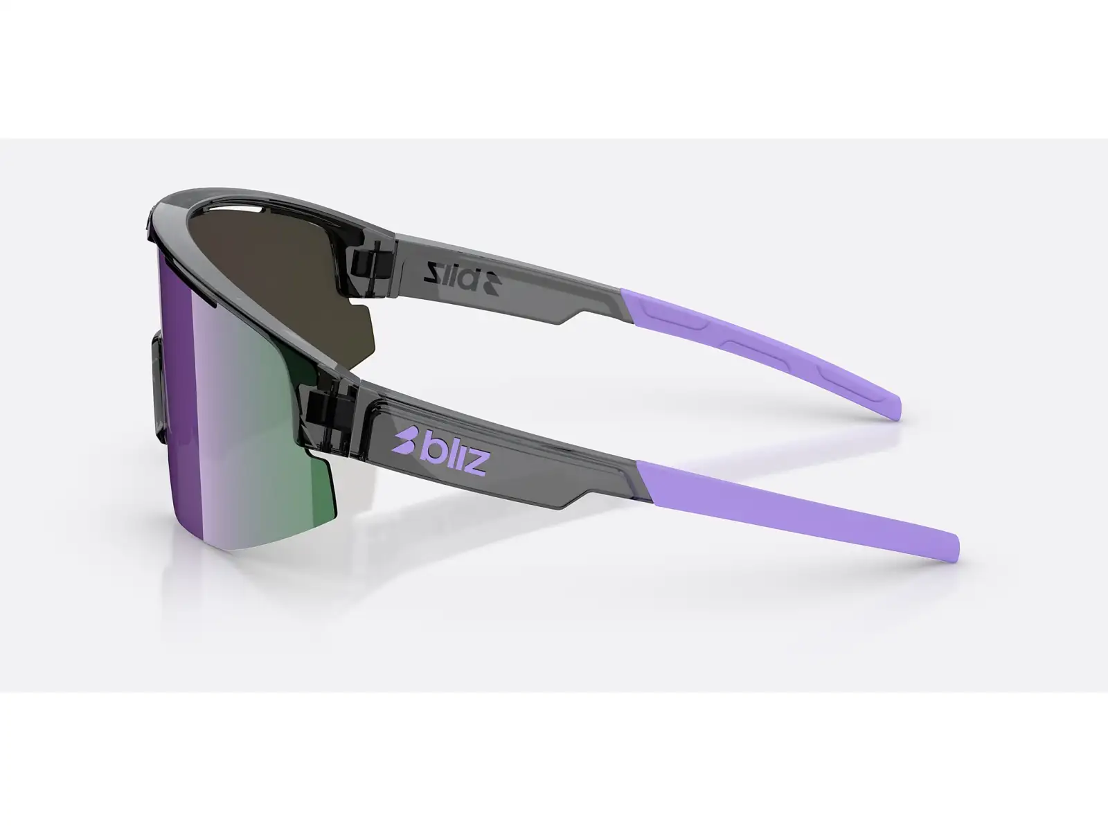 Bliz Matrix Small okulary przeciwsłoneczne Crystal Black/Grey Purple Multi