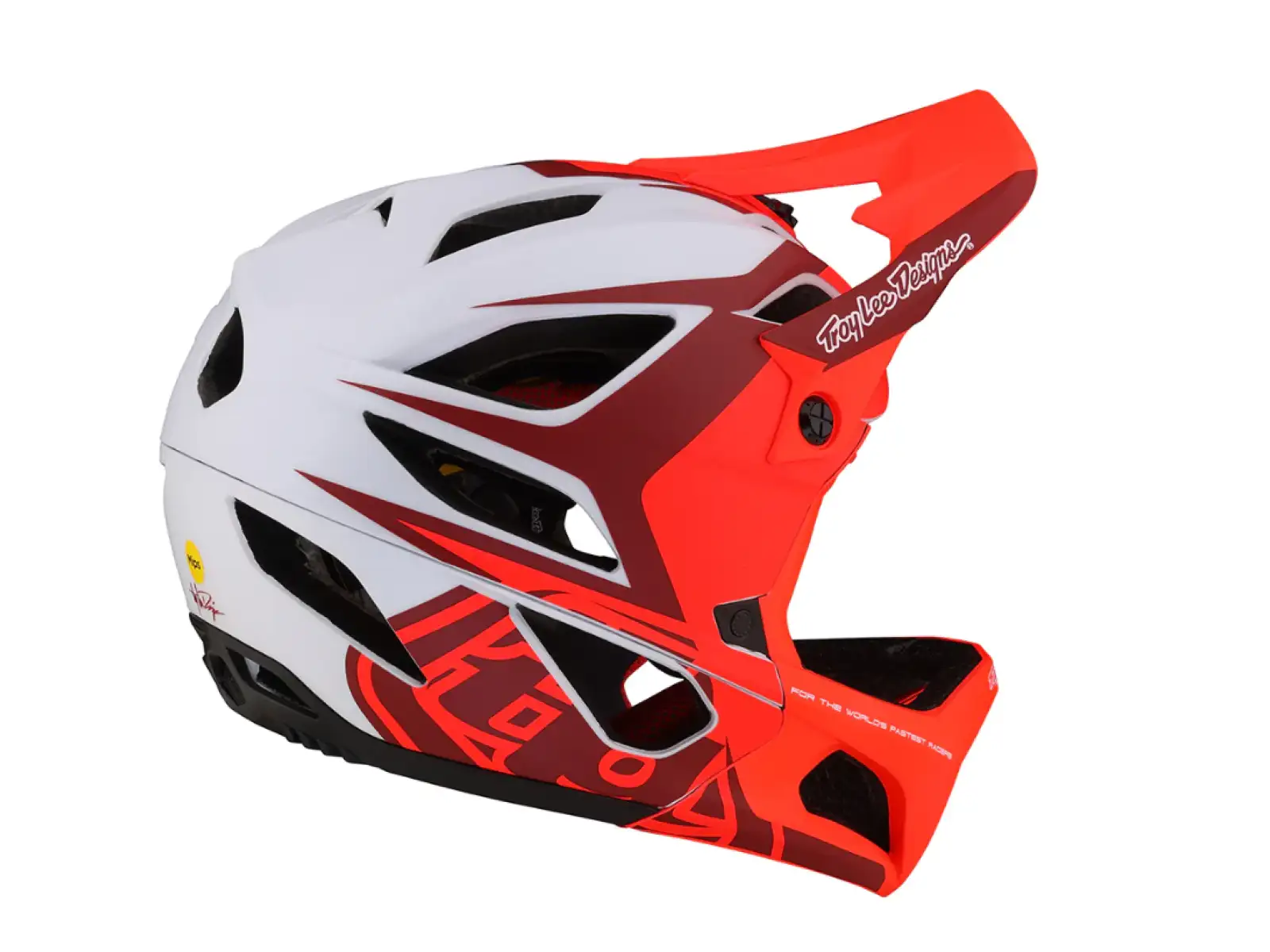 Troy Lee Designs Stage MIPS kask Valance Red