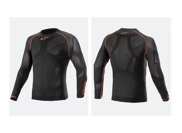 Alpinestars Ride Tech V2 męska bluzka z długim rękawem black/red XS-S