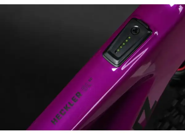 Santa Cruz Heckler SL 1 C R rower elektryczny z pełnym zawieszeniem Gloss Magenta