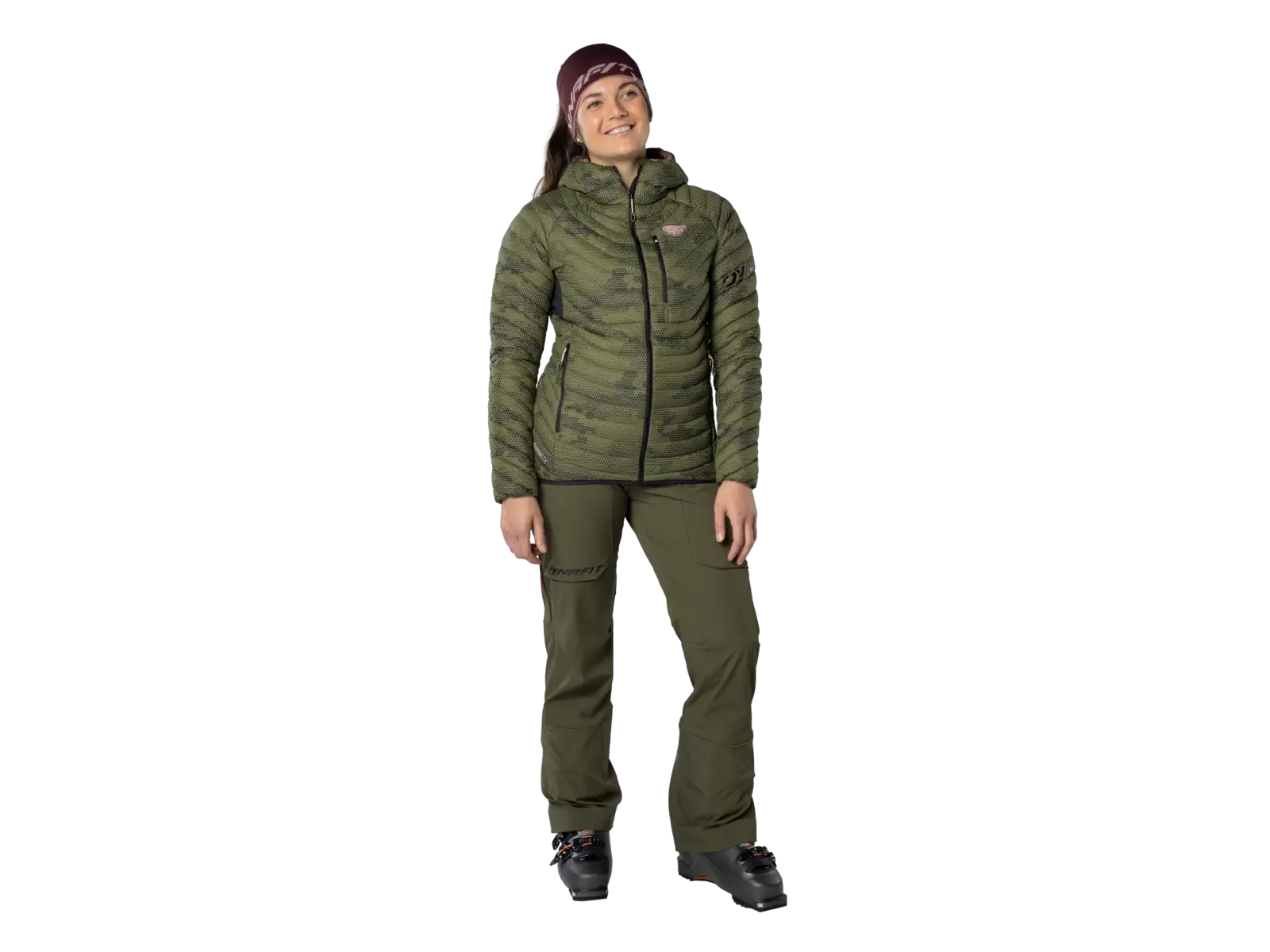 Dynafit Radical damska puchowa kurtka Capulet Olive Camo