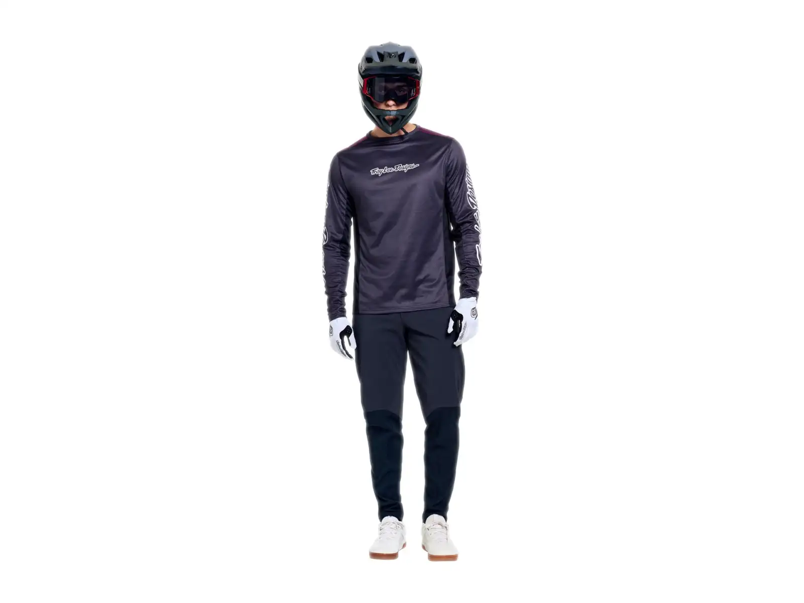 Troy Lee Designs Stage męska koszulka z długim rękawem Signature Carbon