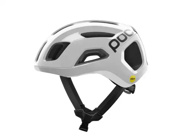 POC Ventral Air MIPS kask szosowy Hydrogen White/Uranium Black Matt/Logo