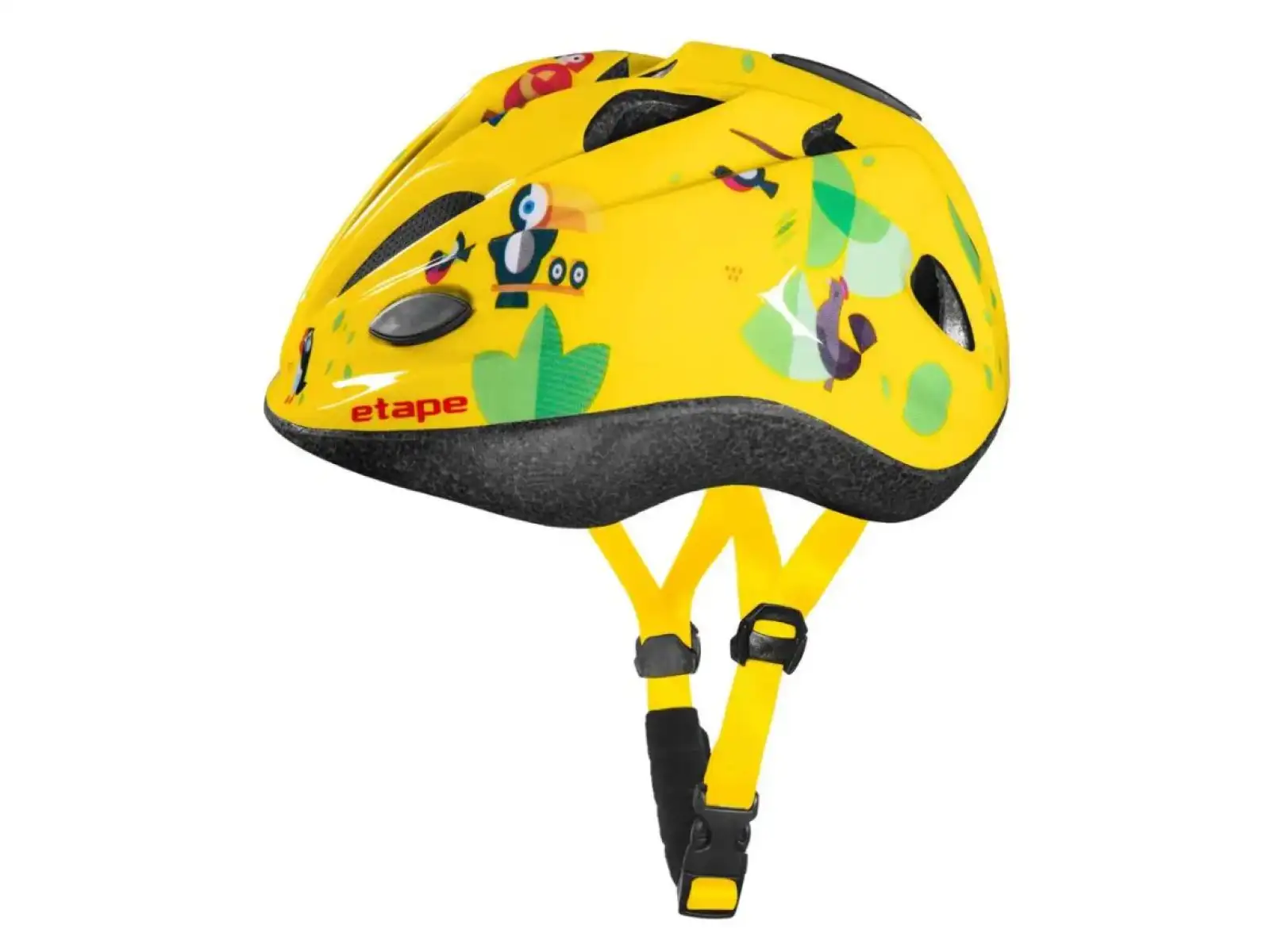 Etape Pony dziecięcy kask rowerowy żółty