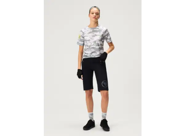 Endura LTD Mountain Camo damska koszulka krotki rekaw Haar Grey