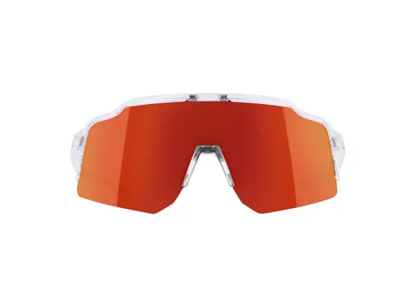 Force Strive okulary rowerowe transparentne/czerwone lustrzana soczewka