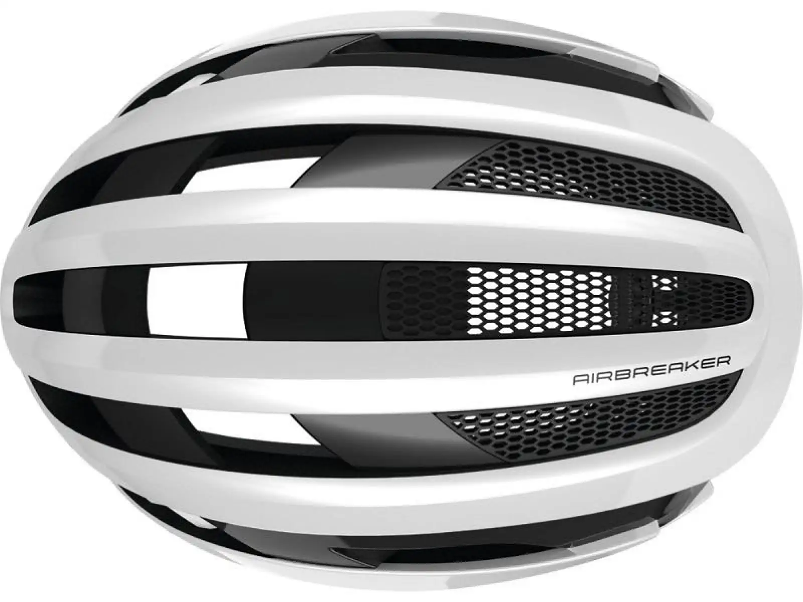 Abus AirBreaker kask rowerowy szosowy Polar White Shiny