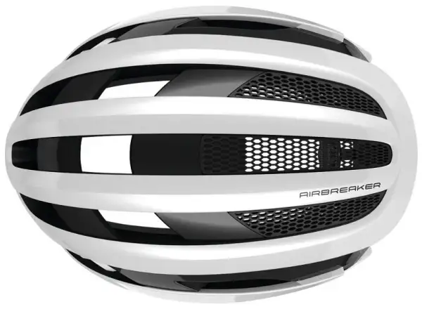Abus AirBreaker kask rowerowy szosowy Polar White Shiny