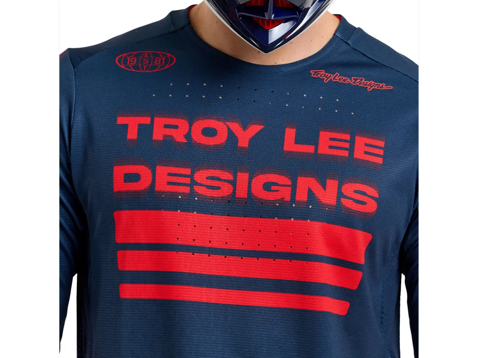 Troy Lee Designs Sprint męska koszulka z długim rękawem Segment Midnight