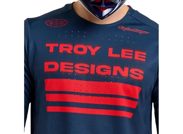 Troy Lee Designs Sprint męska koszulka z długim rękawem Segment Midnight