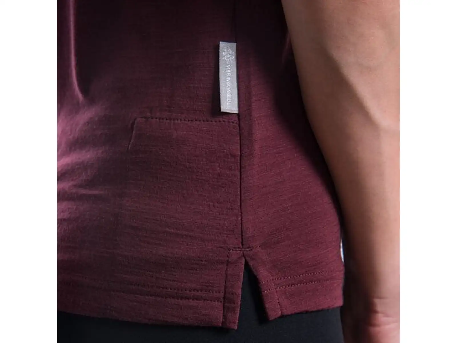 Sensor Merino Air Fox damska koszulka bez rękawów Port Red