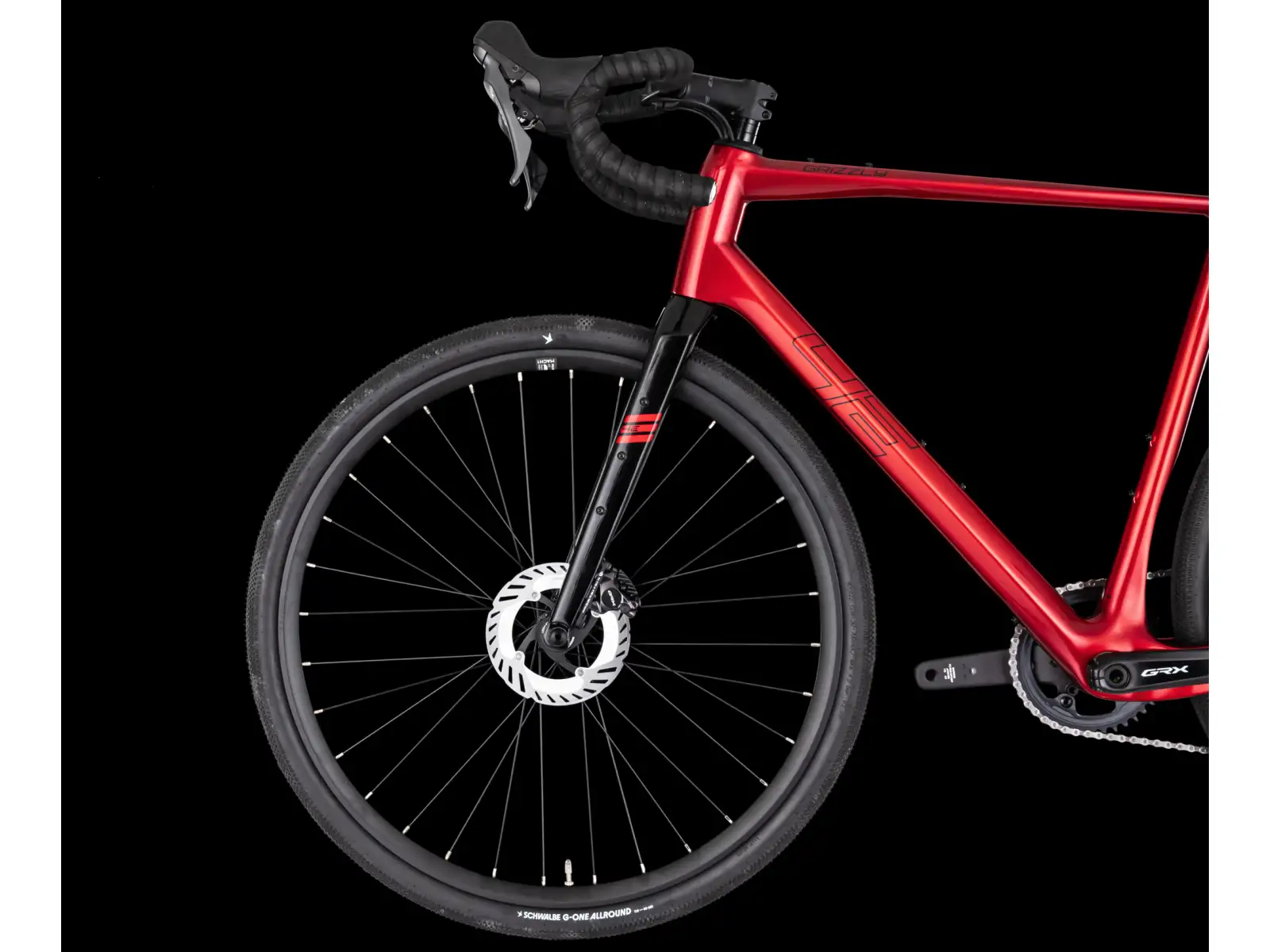 4Ever Grizzly Elite rower gravel Flame red