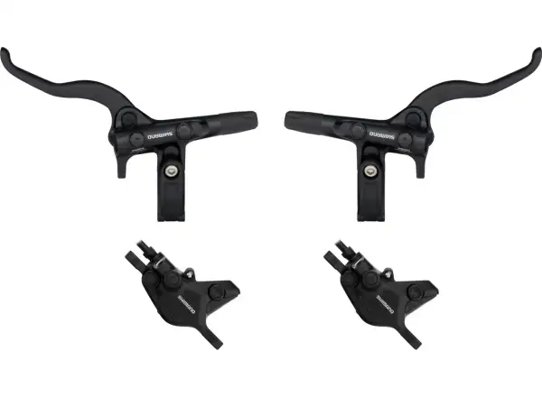 Shimano Deore BR-MT410 + BL-M4100 hamulec tarczowy zestaw przedni + tylny, polimer, J-kit