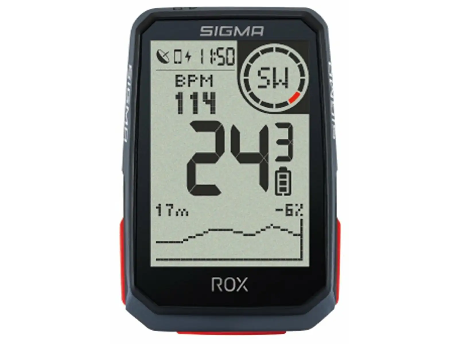 Sigma ROX 4.0 GPS computer SET z czujnikami czarna