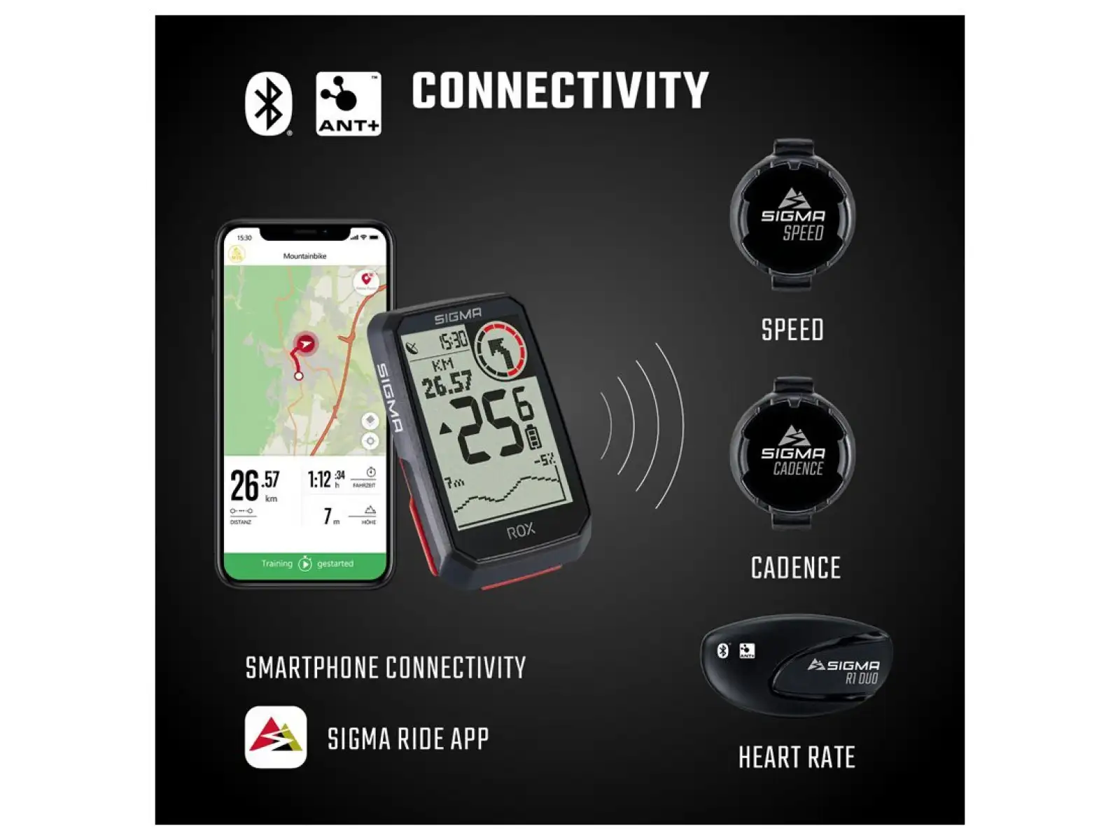 Sigma ROX 4.0 GPS komputer czarny