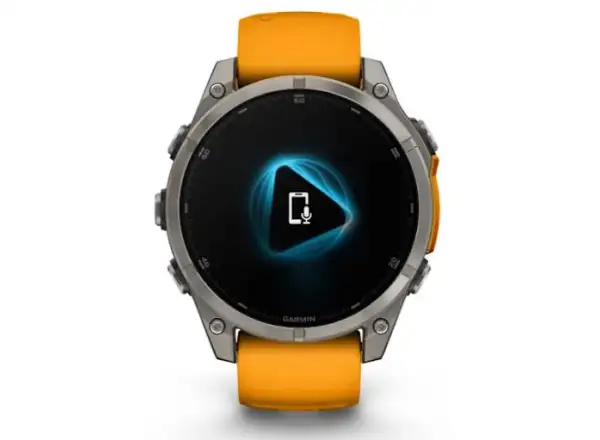 Garmin fenix 8 - 47 mm AMOLED Sapphire smartwatche Titanium Orange/Graphite