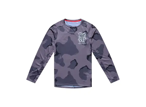 Troy Lee Designs Skyline Pro męska koszulka długi rękaw Flow Camo Carbon