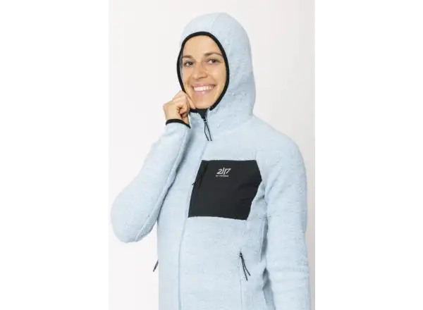 2117 of Sweden Skord damska bluza z kapturem Ice Blue