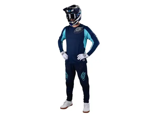 Troy Lee Designs Sprint męska koszulka z długim rękawem richter navy