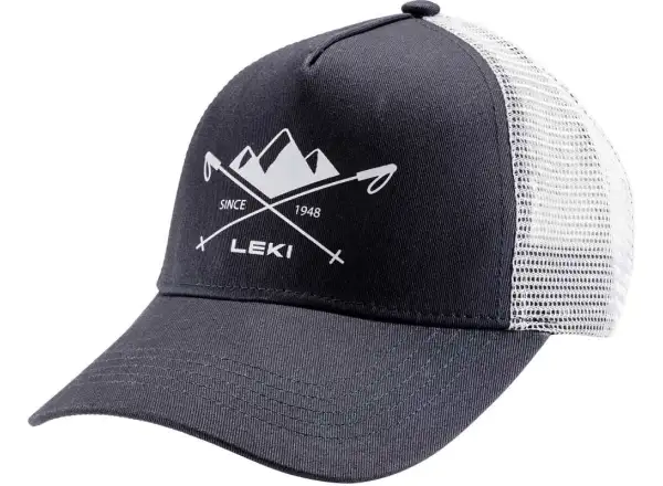 LEKI outdoor cap czapka z daszkiem ensign blue-white-arctic ice