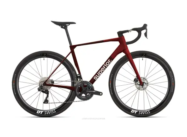 Superior X-Road 9.8 GF rower szosowy gloss carbon red