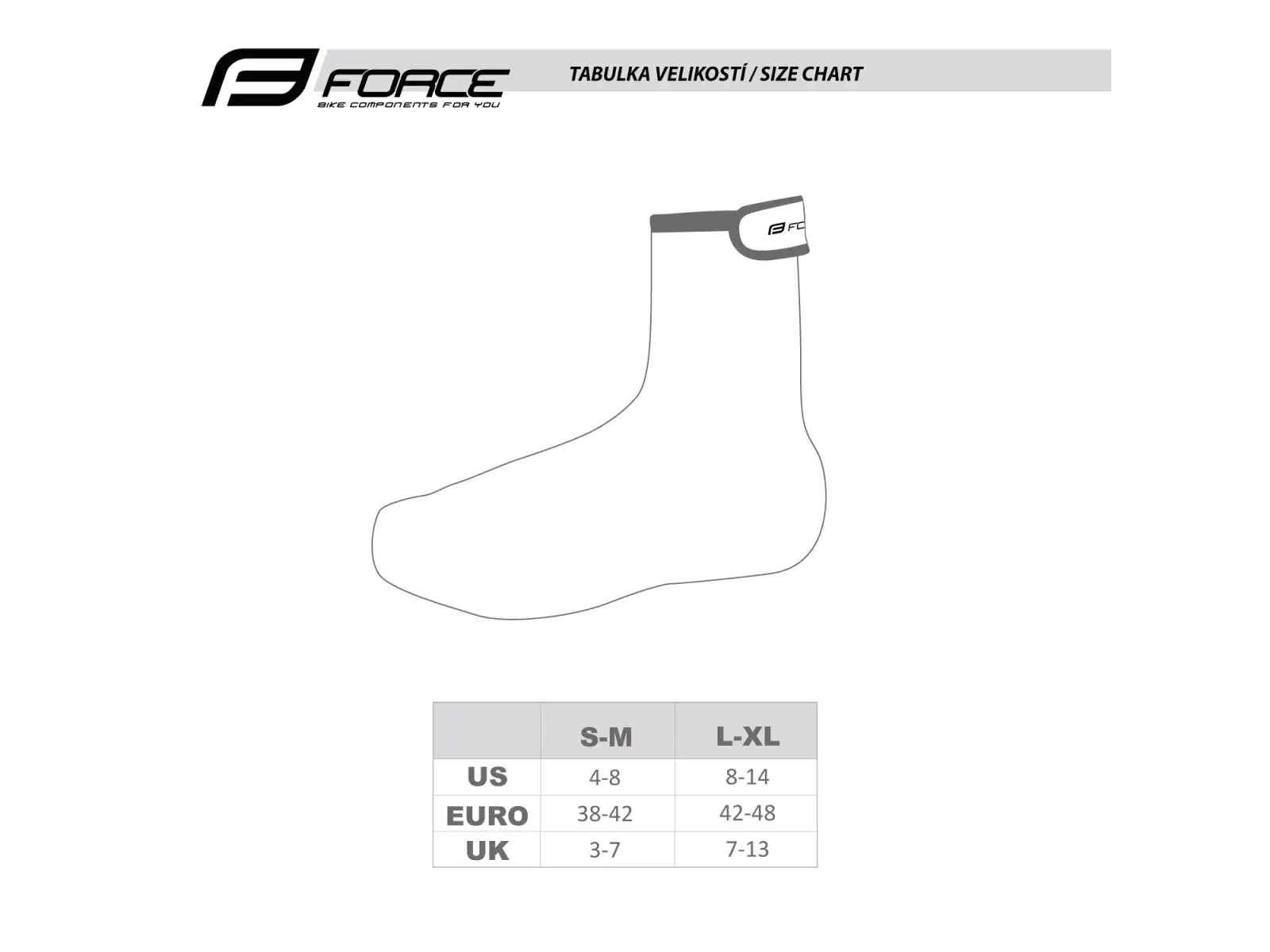 Force Lycra Termo ocieplacze na buty czarna