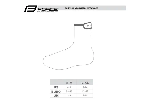 Force Lycra Termo ocieplacze na buty czarna