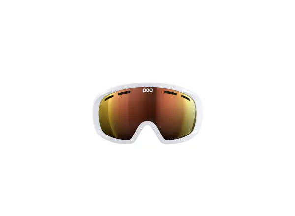POC Fovea Mid WF gogle narciarskie Hydrogen White/Partly Sunny Orange
