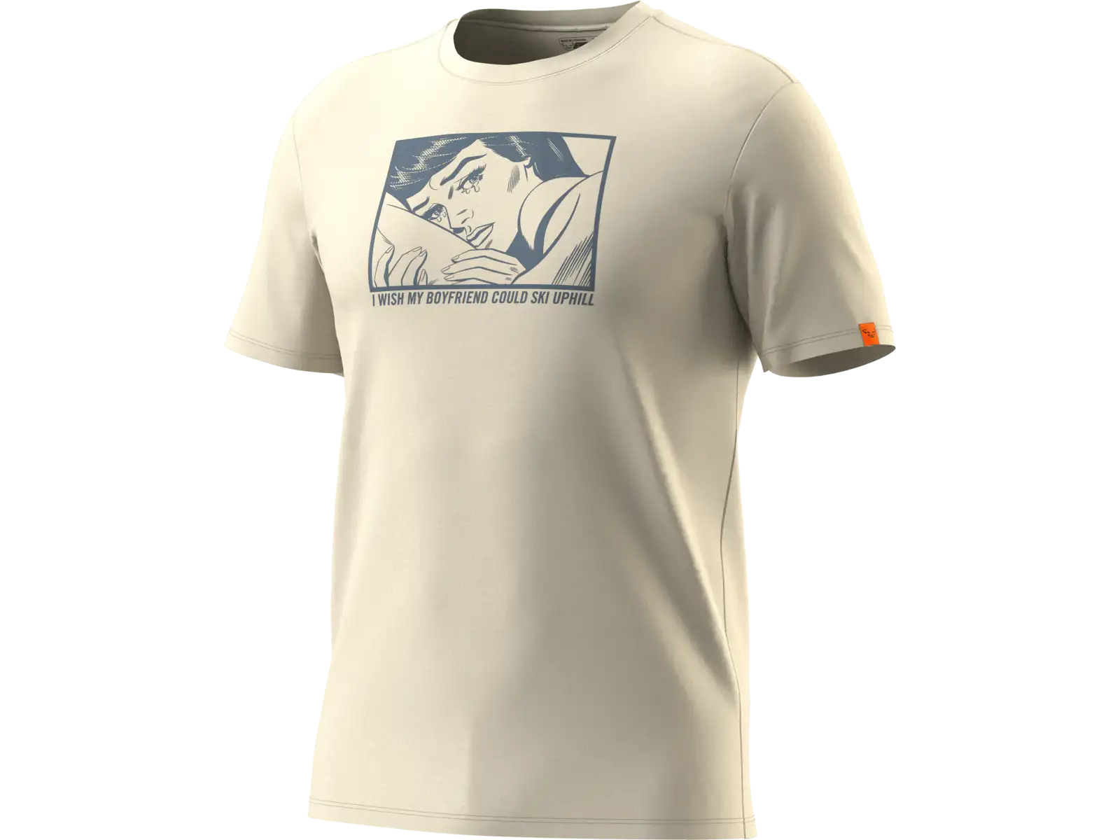 Dynafit Graphic Cotton męska koszulka krótki rękaw Smoke Blue/Tabloid