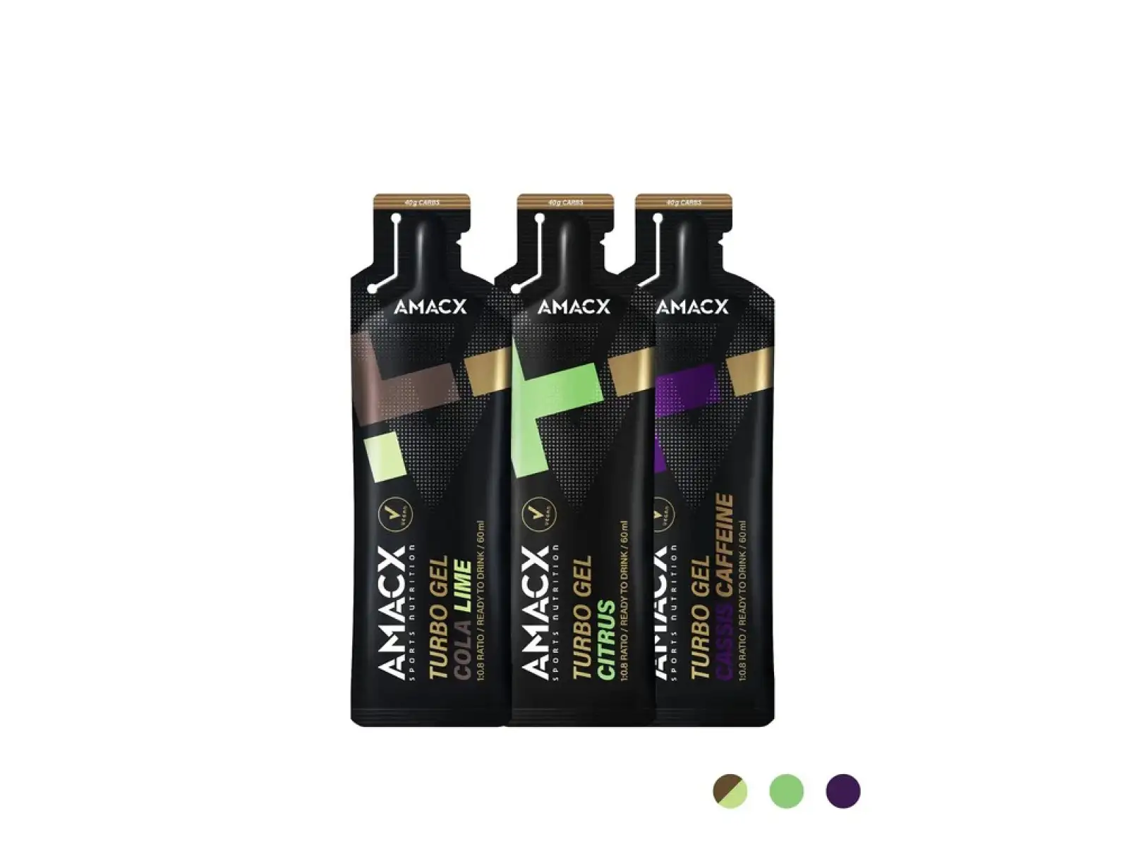Amacx Turbo Gel żel energetyczny 60 ml Cassis Caffeine