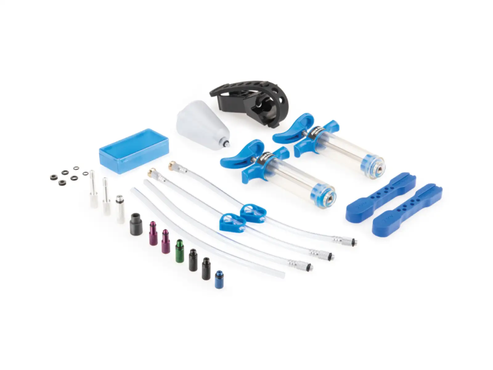 Park Tool PT-BKM-1 profesjonalny zestaw do odpowietrzania hamulców z Mineral Oil