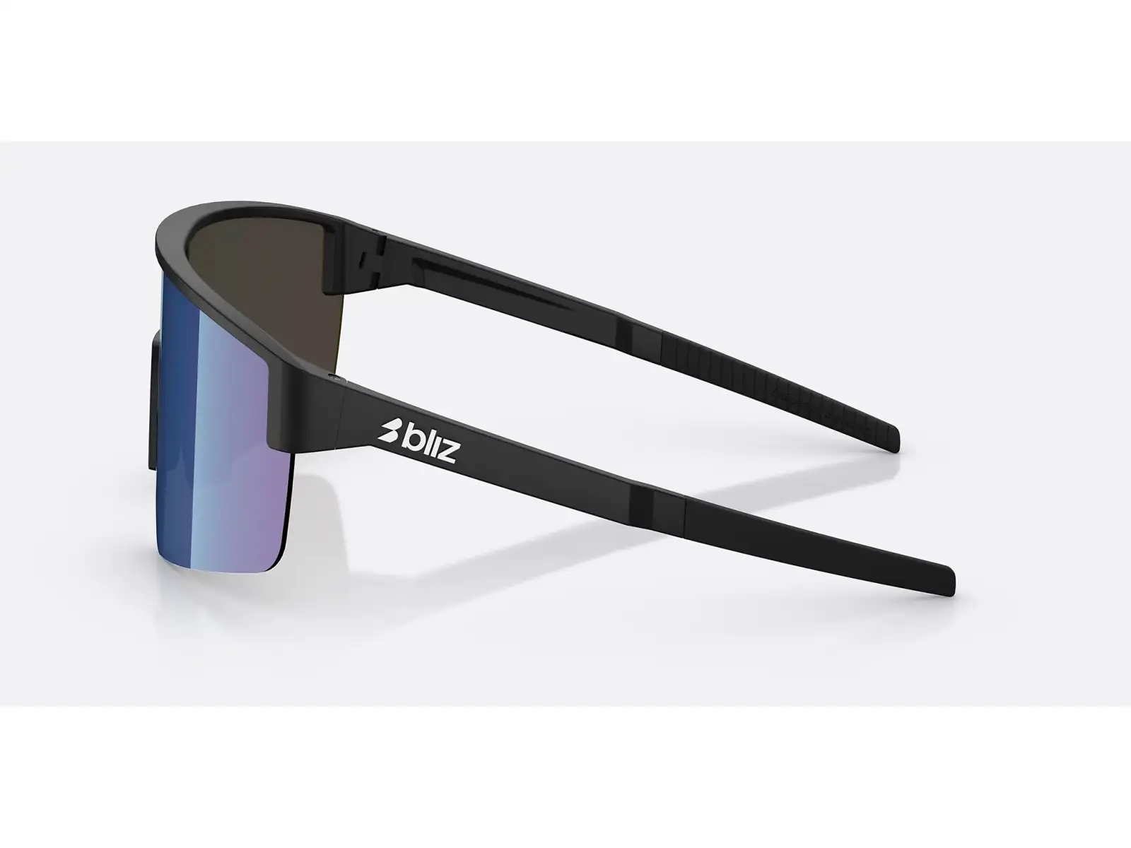 Bliz P004 okulary przeciwsłoneczne Matte Black/Grey Blue Mirror