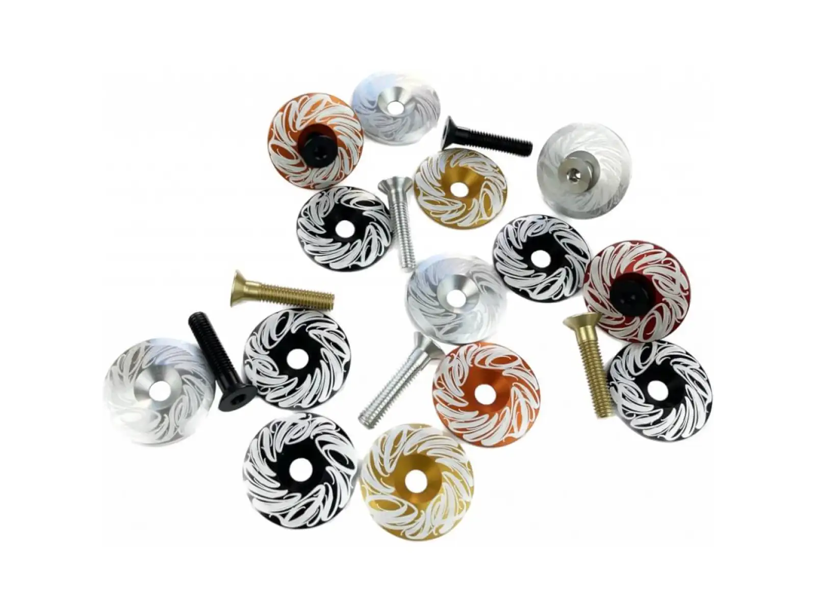 Shaman Racing pokrywka steru 1 1/8" Oremnts złota