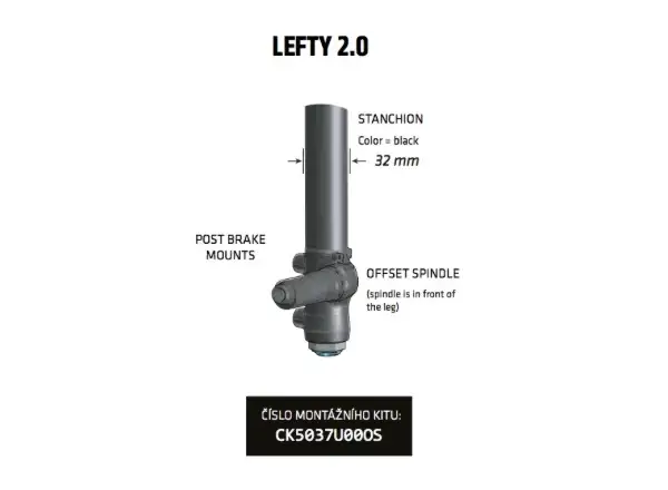 Cannondale 2Spring Air zestaw do modernizacji dla Lefty 2.0 32mm (CK5037U00OS)
