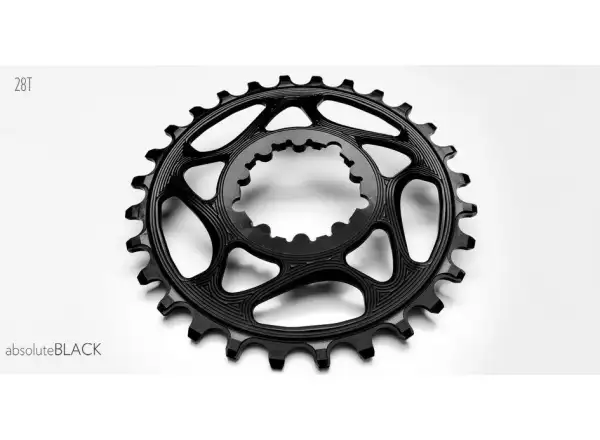 Absolute Black zębatka do Sram 28z. offset 3 mm Boost czarna
