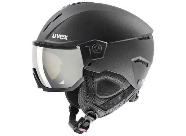 Uvex Instinct Visor kask narciarski black matt