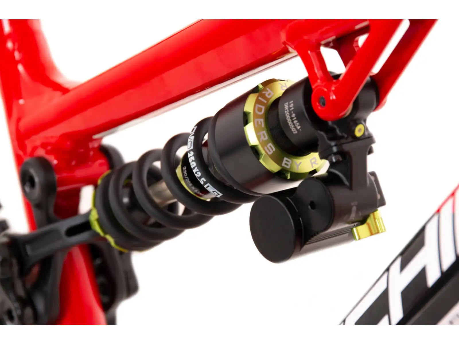 Rock Machine Bblizzard 70-297 rower z pełnym zawieszeniem Red/Black/White WZÓR