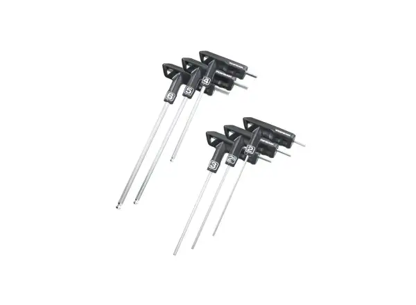 Topeak T-handle Duohex Set sześciu profesjonalnych imbusów