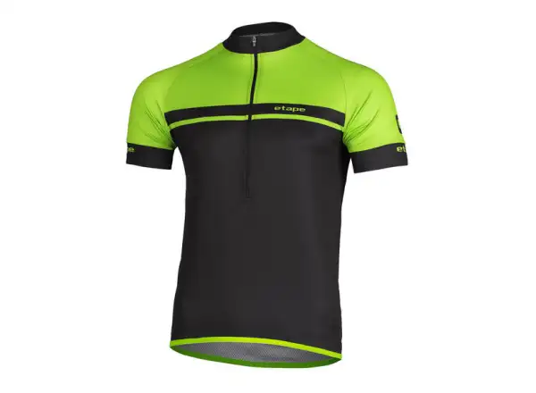Etape DREAM męska koszulka krótki rękaw czarna/zielona
